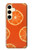 S3946 Seamless Orange Pattern Case For Samsung Galaxy S24