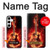 S0415 Fire Guitar Burn Case For Samsung Galaxy S24 Plus