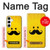 S1145 Yellow Mustache Sun Case For Samsung Galaxy S24 Plus