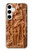 S1307 Fish Wood Carving Graphic Printed Case For Samsung Galaxy S24 Plus
