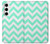 S1723 Mint Chevron Zigzag Case For Samsung Galaxy S24 Plus