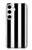 S2297 Black and White Vertical Stripes Case For Samsung Galaxy S24 Plus
