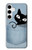 S2641 Pocket Black Cat Case For Samsung Galaxy S24 Plus