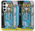 S2837 The High Priestess Vintage Tarot Card Case For Samsung Galaxy S24 Plus