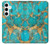 S2906 Aqua Turquoise Stone Case For Samsung Galaxy S24 Plus
