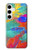 S2942 Brush Stroke Painting Case For Samsung Galaxy S24 Plus
