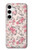 S3095 Vintage Rose Pattern Case For Samsung Galaxy S24 Plus