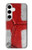 S3316 England Flag Vintage Football Graphic Case For Samsung Galaxy S24 Plus