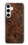 S3405 Fish Tattoo Leather Graphic Print Case For Samsung Galaxy S24 Plus