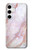 S3482 Soft Pink Marble Graphic Print Case For Samsung Galaxy S24 Plus