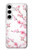 S3707 Pink Cherry Blossom Spring Flower Case For Samsung Galaxy S24 Plus