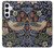 S3791 William Morris Strawberry Thief Fabric Case For Samsung Galaxy S24 Plus