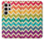 S2362 Rainbow Colorful Shavron Zig Zag Pattern Case For Samsung Galaxy S24 Ultra