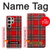 S2374 Tartan Red Pattern Case For Samsung Galaxy S24 Ultra