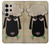 S2826 Cute Cartoon Unsleep Black Sheep Case For Samsung Galaxy S24 Ultra