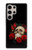 S3753 Dark Gothic Goth Skull Roses Case For Samsung Galaxy S24 Ultra