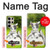 S3795 Kitten Cat Playful Siberian Husky Dog Paint Case For Samsung Galaxy S24 Ultra
