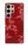 S3817 Red Floral Cherry blossom Pattern Case For Samsung Galaxy S24 Ultra