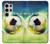 S3844 Glowing Football Soccer Ball Case For Samsung Galaxy S24 Ultra