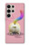 S3923 Cat Bottom Rainbow Tail Case For Samsung Galaxy S24 Ultra