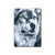 S0123 Grim White Wolf Hard Case For iPad 10.2 (2021,2020,2019), iPad 9 8 7