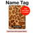 S0422 Giraffe Skin Hard Case For iPad 10.2 (2021,2020,2019), iPad 9 8 7