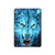 S0752 Blue Fire Grim Wolf Hard Case For iPad 10.2 (2021,2020,2019), iPad 9 8 7