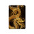 S2804 Chinese Gold Dragon Printed Hard Case For iPad 10.2 (2021,2020,2019), iPad 9 8 7