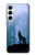 S0935 Wolf Howling in Forest Case For Samsung Galaxy A55 5G