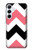 S1849 Pink Black Chevron Zigzag Case For Samsung Galaxy A55 5G