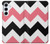 S1849 Pink Black Chevron Zigzag Case For Samsung Galaxy A55 5G