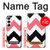 S1849 Pink Black Chevron Zigzag Case For Samsung Galaxy A55 5G