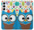 S2521 Cute Nerd Owl Cartoon Case For Samsung Galaxy A55 5G