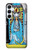 S2837 The High Priestess Vintage Tarot Card Case For Samsung Galaxy A55 5G