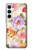 S3035 Sweet Flower Painting Case For Samsung Galaxy A55 5G