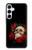 S3753 Dark Gothic Goth Skull Roses Case For Samsung Galaxy A55 5G