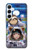 S3915 Raccoon Girl Baby Sloth Astronaut Suit Case For Samsung Galaxy A55 5G