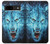 S0752 Blue Fire Grim Wolf Case For Google Pixel 8a