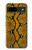 S3365 Yellow Python Skin Graphic Print Case For Google Pixel 8a