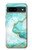 S3399 Green Marble Graphic Print Case For Google Pixel 8a