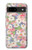 S3688 Floral Flower Art Pattern Case For Google Pixel 8a