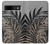 S3692 Gray Black Palm Leaves Case For Google Pixel 8a