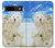 S3794 Arctic Polar Bear and Seal Paint Case For Google Pixel 8a