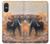 S1292 Dusty Elephant Egrets Case For Sony Xperia 10 VI