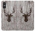 S2505 Reindeer Head Old Wood Texture Graphic Case For Sony Xperia 10 VI
