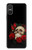 S3753 Dark Gothic Goth Skull Roses Case For Sony Xperia 10 VI