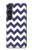 S2345 Navy Blue Shavron Zig Zag Pattern Case For Sony Xperia 1 VI