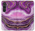 S3896 Purple Marble Gold Streaks Case For Sony Xperia 1 VI