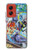 S0588 Wall Graffiti Case For Motorola Moto G Stylus 5G (2024)