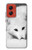 S2569 White Arctic Fox Case For Motorola Moto G Stylus 5G (2024)